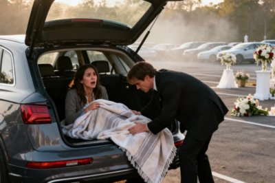 ON MY SON’S WEDDING MORNING, OUR FAMILY DRIVER PUSHED ME INTO THE TRUNK AND THREW A BLANKET OVER ME. “WHAT THE HELL ARE YOU DOING?!” I YELLED. “MA’AM, PLEASE HIDE IN HERE. DON’T SAY A WORD. YOU NEED TO SEE THIS-PLEASE TRUST ME HE SAID. MINUTES LATER, WHAT I SAW THROUGH THE CRACK LEFT ME COMPLETELY FROZEN.