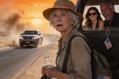 ‘GOOD LUCK FINDING YOUR WAY BACK!’ MY DAUGHTER AND HER HUSBAND LAUGHED. ABANDONING ME ON A DESERT ROAD IN EGYPT. I WATCHED THEM DRIVE AWAY. THEY HAD NO CLUE I WAS THE SOLE HEIR TO A $330 MILLION FORTUNE… AND THEY HAD JUST FAILED THE FINAL TEST.