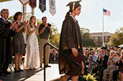 MY SISTER AND I GRADUATED FROM COLLEGE TOGETHER, BUT MY PARENTS ONLY PAID FOR MY SISTER’S TUITION. “YOU WERE ALWAYS THE STRONG ONE” – MY PARENTS CAME TO OUR GRADUATION… BUT THEIR FACES TURNED PALE WHEN…