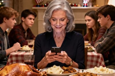 WHEN I ASKED MY DAUGHTER TO PAY BACK WHAT SHE OWED ME AT THANKSGIVING DINNER, SHE SNAPPED: ‘STOP BEGGING FOR MONEY. IT’S EMBARRASSING.’ MY OTHER KIDS NODDED IN AGREEMENT. I JUST SMILED: YOU’RE RIGHT, HONEY. THEN I TEXTED MY BANK: ‘CANCEL ALL THEIR CREDIT CARDS.’ THE NEXT MORNING, SHE CALLED SCREAMING: ‘WHY YOU WANNA RUIN MY LIFE?!