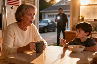 DURING BREAKFAST, MY 6-YEAR-OLD GRANDSON LOOKED UP FROM HIS CEREAL: ‘DADDY DOES SOMETHING WEIRD TO YOUR CAR AFTER YOU LEAVE. THE WORDS HUNG IN THE AIR. I KEPT MY VOICE CALM: ‘WHAT DO YOU MEAN, SWEETHEART?” THEN HE SAID 4 WORDS THAT SAVED MY LIFE