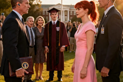 “Sit in the back,” my brother commanded. The family pretended i didn’t even exist. My secret service detail arrived for protection. When they saw the presidential seal, brother’s diploma fell from his hands…