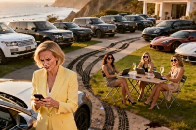 When I went to my beachfront vacation home to relax for the weekend, I found my three sisters renting out the parking space as a paid parking lot. ‘It’s making good use of the land,’ they said, laughing. I didn’t say a word, but moments later, a loud knock echoed through the house. ‘Police! Open up!’