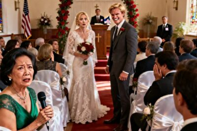 At my daughter’s wedding, her fiancé announced: “Caroline is a work in progress, but I’ve got a lifetime to fix all her little quirks.” everyone laughed. My daughter forced a smile. So I stood up and took the microphone… What I revealed destroyed their family.