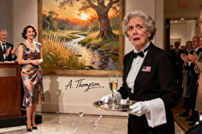 AFTER YEARS OF STRUGGLING AS AN ARTIST, I TOOK A JOB SERVING CHAMPAGNE AT AN UPSCALE GALLERY. DURING AN AUCTION, I FROZE. MY PAINTING THE ONE ID CREATED 16 YEARS AGO… BEING SOLD FOR $330,000. THE ‘ARTIST’ PRESENTING IT? MY OWN DAUGHTER-IN-LAW. I COULD’VE EXPOSED HER RIGHT THERE. INSTEAD, I DID SOMETHING MUCH BETTER