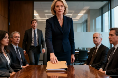 WHY IS THE ASSISTANT IN THIS INVESTOR MEETING?” THE CONSULTANT SCOFFED. THE CEO SAID NOTHING. I CLOSED THE DOOR AND PLACED MY FOLDER ON THE TABLE. “BECAUSE I OWN 1 60% OF THE COMPANY.” HE FROZE. I SMILED. “AND YOUR PRESENTATION ENDS HERE.