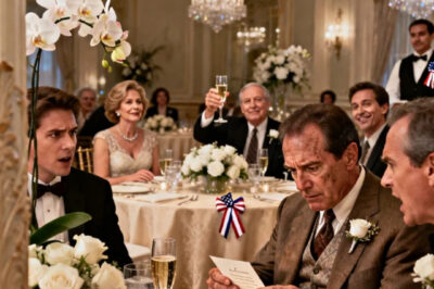 I attended the wedding of my daughter, whom I raised as a single father, but my nameplate said, “low-educated fake dad…” the groom’s highly educated family burst out laughing, but when I tried to leave, my daughter said, “dad, let’s go home.” the next day, an unbelievable thing happened at their company…