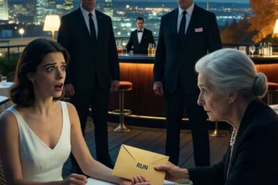 My husband stepped out to take a call during our first romantic dinner. An older lady at the next table suddenly slipped some cash into my hand and whispered “Call a taxi and climb out through the bathroom window.”