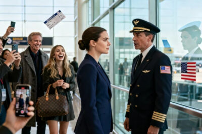 AT THE AIRPORT, DAD SAID: “SHE CAN’T EVEN AFFORD ECONOMY”. MY STEP-SISTER LAUGHED AS THEY BOARDED FIRST CLASS. I WAITED QUIETLY-UNTIL A MAN IN UNIFORM SAID, “YOUR JET’S READY, MA’AM.” THE PLATFORM FROZE