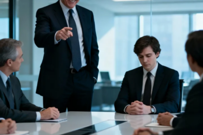 MY BOSS LOVED HUMILIATING ME IN MEETINGS, SAYING, “YOU’RE LUCKY TO EVEN HAVE A JOB HERE.” I NODDED AND STAYED QUIET. HE DIDN’T KNOW THAT TWO WEEKS AGO, I SECRETLY BECAME THE NEW OWNER, THE DAY I TOOK OVER… HE WAS LEFT IN SHOCK…!