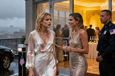 My parents forced me to sit in the rain at my sister’s wedding… She poured wine on me & called me “dirt” then my husband arrived and… Fired the groom!