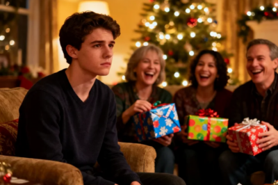 EVERYONE GOT GIFTS BUT ME. MOM LAUGHED, “OH, WE FORGOT YOU!” THEY EXPECTED TEARS. I SMILED, “IT’S OK-LOOK WHAT I GOT MYSELF.” THE ROOM FELL SILENT… US US WHEN THEY SAW IT