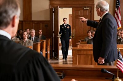 “No benefits, no claims, she’s a fake veteran.” My father declared confidently as he took the stand to testify against me. When I walked into the courtroom wearing my uniform, the judge froze, his hand trembling as he whispered, “My God… is that really her?” completely stunned.