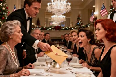 As my husband served me divorce papers over Christmas dinner, his family’s mockery filled the room. They thought I was penniless, but the moment I produced a secret black card-leaving the waiter visibly shaken-their laughter turned to stone. They didn’t realize that in an instant, the tables had turned, and their downfall had officially begun.