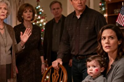 My Sister Slapped My Baby at Christmas Dinner- Said I Was “Overreacting.” Everyone Just Sat There but Then My Military Commander Husband Stood Up looked Her Dead in The Eye and Said Get Out She Never Came Back