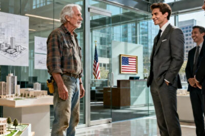 I walked into the architecture firm where my son-in-law worked, and he laughed, “security, there’s a confused old man who wandered in. Can someone help him find the exit?” his colleagues gathered around, snickering. But then the founding partner stepped out and said, “Mr. Whitmore, we’ve prepared the conference room for your twenty-two million dollar contract. And Derek-pack your things.”