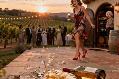 MY SON THREW AN $80,000 ENGAGEMENT PARTY AT MY VINEYARD, OPENED MY VINTAGE WINE CELLAR, THEN CALLED ME “JUST THE GARDENER.” IWAITED UNTIL SHE DRANK A $10,000 BOTTLE THEN I STEPPED IN…