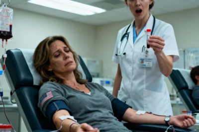 MY HUSBAND LEFT AFTER I LOST MY CONSTRUCTION BUSINESS. “YOU’RE A BROKE FAILURE,” HE SAID. AT 39, I SOLD MY PLASMA FOR $50. THE NURSE CHECKED MY SAMPLE AND FROZE. “MA’AM, YOUR BLOOD IS RH-NULL ‘GOLDEN BLOOD! ONLY 43 PEOPLE ON EARTH HAVE IT.” MINUTES LATER, A DOCTOR RUSHED IN. “A BILLIONAIRE IN MONACO WILL DIE WITHOUT YOUR TYPE. HIS FAMILY IS OFFERING…” THE AMOUNT MADE MY HANDS SHAKE. THEN HE ADDED, “WE ALSO RAN YOUR DNA… AND FOUND SOMETHING THAT CHANGES EVERYTHING.