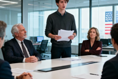 WE’RE GIVING THE EQUITY TO BRENT,” DAD SAID. “NOW GET OUT. YOU’RE FIRED.” I STARED. “SO YOU SOLD MY CODE?” MOM LAUGHED. “WE SOLD OUR COMPANY.” THE FBI AGENT STOOD UP. ACTUALLY…