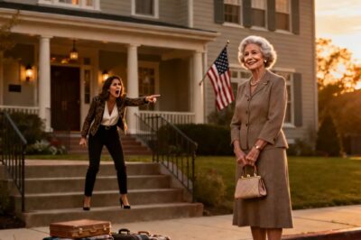 WHEN MY HUSBAND DIED, I QUIETLY HID THE INHERITANCE THE BEACH HOUSE AND $18 MILLION IN SAVINGS. THAT NIGHT, MY DAUGHTER-IN-LAW THREW MY SUITCASES INTO THE STREET AND SCREAMED, ‘FROM NOW ON, THIS HOUSE IS MINE. GO TO A NURSING HOME!’ I JUST SMILED, READY TO REWRITE THE RULES AND MAKE HER PAY FOR HER CRUELTY!