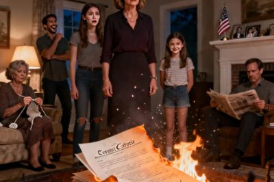 MY NIECE BURNED MY DAUGHTER’S MILLION-DOLLAR CONTRACT, SAYING, ‘DADDY SAYS YOU DON’T DESERVE SUCCESS!’ I SILENTLY LEFT THE ROOM. MY BROTHER COULDN’T STOP LAUGHING. THAT EVENING, I MADE TWO CALLS BY MORNING, THEY LEARNED WHO…