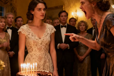 HOW DARE YOU CUT THE CAKE WITHOUT MY SON’S PERMISSION!” SISTER SCREAMED ACROSS THE PARTY. “YOU’RE SELFISH JUST LIKE YOUR DEAD MOTHER.” EVERYONE FELL SILENT. I SMILED QUIETLY AND CHECKED MY PHONE: “DEAR HER FACE TURNED PALE…