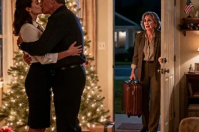 I CAME HOME FROM A TRIP TO FIND MY HUSBAND WITH HIS SECRETARY, LIVING THE PERFECT CHRISTMAS ROMANCE HEARTBROKEN, I LEFT WITH NOWHERE TO GO. THEN I SAW AN ELDERLY WOMAN FREEZING IN THE SNOW. I GAVE HER MY COAT, GOT HER COFFEE, AND LET HER USE MY PHONE. TWENTY MINUTES LATER, A LIMO PULLED UP. A HANDSOME MAN STEPPED OUT AND SAID SOMETHING TO ME THAT CHANGED MY LIFE