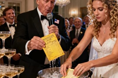 At my wedding, grandpa gave me an old passbook. Dad threw it in the ice: “trash belongs with trash! .”I walked out. I went to the bank anyway. The teller went pale: “ma’am… Do not leave.”