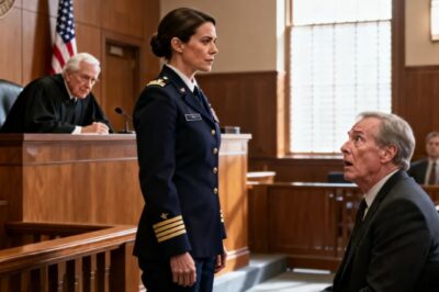 “She never served. She stole our family name. She made it all up,” my father hissed in court. I didn’t flinch -I just looked straight at the judge. She slowly stood up… and took off her robe.