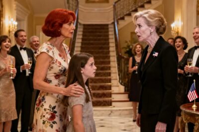 At my niece’s birthday party, my sister told my daughter to help the servants clean the house. My daughter froze. I calmly set my glass down and said, ‘that’s funny-because tomorrow, the bank will be cleaning this house instead.’ her smug smile disappeared. My mother begged me to stop I didn’t.