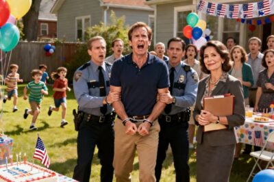 MY EX-HUSBAND HIRED PRIVATE INVESTIGATORS TO EXPOSE ME, CLAIMING MY COMPANY WAS FAKE. HE PLANNED TO HUMILIATE ΜΕ IN FRONT OF EVERYONE AT OUR DAUGHTER’S BIRTHDAY PARTY. WHEN THEY WALKED IN, HE LOOKED TRIUMPHANT. THEN THEY SAID: ‘SIR, YOU’RE UNDER ARREST. WHAT THEY’D ACTUALLY DISCOVERED…