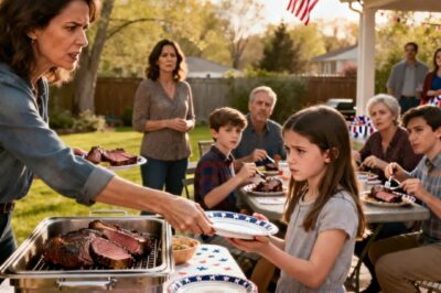 THESE PORTIONS ARE FOR THE REAL GRANDKIDS, MY SISTER HISSED, TAKING FOOD FROM MY CHILDREN. HER KIDS WERE ON THEIR FOURTH HELPINGS. I DIDN’T SAY A WORD. JUST PACKED UP THE $800 WORTH OF PRIME RIB I’D BROUGHT. AS I LOADED THE SIDES AND DESSERTS TOO, 35 PANIC TEXTS FLOODED MY PHONE…”