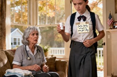 I WAS FOLDING LAUNDRY WHEN MY GRANDDAUGHTER WALKED IN FROM SCHOOL. “GRANDMA, CAN I STOP TAKING THE VITAMINS MISS CAROLINE GIVES ME?” MY HEART STOPPED. TRYING TO STAY CALM, I ASKED HER TO BRING ME THE BOTTLE WHEN I SHOWED MY PHARMACIST FRIEND, SHE WENT PALE: “THESE AREN’T VITAMINS. WHERE DID YOUR GRANDDAUGHTER GET THESE?”