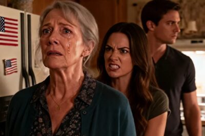 MY DAUGHTER-IN-LAW SPIT IN MY FACE DURING AN ARGUMENT. MY SON SAID: ‘YOU DESERVED THAT.’ I SAID NOTHING AND WENT TO BED. NEXT MORNING. THEY WOKE UP TO THE SMELL OF PANCAKES AND SAW THE TABLE FILLED WITH ALL KINDS OF TREATS. HE SAID: ‘GOOD, YOU FINALLY UNDERSTOOD YOUR PLACE.’ BUT WHEN THEY SAW WHO WAS SITTING NEXT TO ME AT THE TABLE, THEY FROZE…