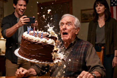 My daughter-in-law smashed a cake into my face on my birthday while my son laughed as I hit the floor, they said it was just a joke. But the next morning, the er doctor saw my x-ray and… Immediately called 911.