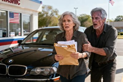 WHEN I WENT TO PICK UP MY SON-IN-LAW’S CAR FROM THE WASH, THE OWNER, AN OLD FLAME OF MINE, PULLED ME ASIDE URGENTLY: TAKE YOUR DAUGHTER AND GRANDKIDS AS FAR AWAY FROM THIS MAN AS YOU CAN. STUNNED, I ASKED ‘WHY? HE SHOWED ME AN ENVELOPE: T FOUND THIS HIDDEN IN YOUR SON-IN-LAW’S CAR’ WHEN I LOOKED INSIDE, I FROZE.