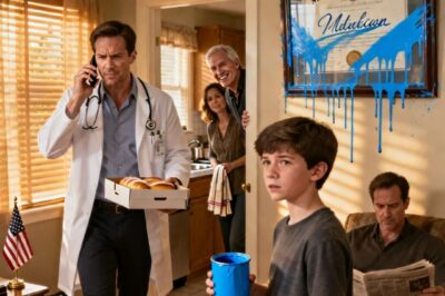 “DAD SAYS YOU’RE NOT A REAL DOCTOR ANYWAY!” HE LAUGHED AS MY DIPLOMA DRIPPED BLUE. MY BROTHER STOOD THERE GRINNING. I NODDED QUIETLY AND SENT TWO EMAILS. NEXT WEEK….