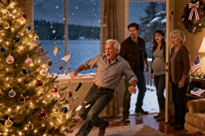 During Christmas eve dinner, my nephew shoved me into the Christmas tree when I refused to “give up” my lake house. “you’re a selfish old man,” he said. “one way or another” I’d give it to him. So I showed him the recording. “I was on the phone with my friend the whole time!” the police arrived!