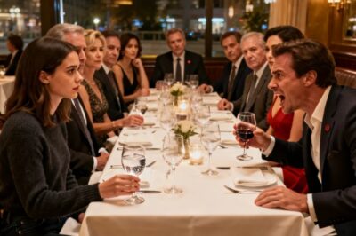 “HOW CAN YOU EVEN AFFORD TO EAT HERE?” COUSIN JAMES MOCKED LOUDLY. EVERYONE STARED AT MY CASUAL CLOTHES AND LAUGHED. I FINISHED MY APPETIZER CALMLY. THEN CHEF MARTINEZ APPEARED WITH THE QUARTERLY REVENUE REPORTS… BUT…