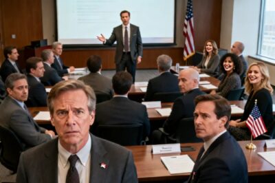 DURING A CLIENT MEETING, MY YOUNG BOSS CALLED ME ‘OUTDATED TECHNOLOGY THAT NEEDS UPGRADING’ IN FRONT OF 40 PEOPLE. EVERYONE LAUGHED. HIS WIFE SMIRKED. HE DEMANDED I APOLOGIZE OR GET FIRED. I WALKED OUT -THEN THE FBI SHOCKED HIM