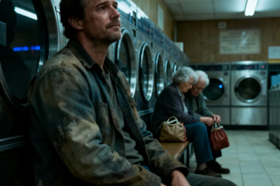 A BROKEN SINGLE DAD STOPPED AT A LAUNDROMAT LATE AT NIGHT AND MET AN ABANDONED ELDERLY COUPLE WITH NOWHERE TO GO. HE TOOK THEM HOME, THINKING IT WAS JUST FOR A NIGHT. BUT SOON AFTER, A SHARP KNOCK HIT THE DOOR AND WHEN HE OPENED IT…