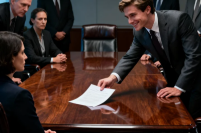 WE NEED TO SAVE BUDGET,” THE CEO’S SON SAID, CUTTING MY SALARY IN HALF. HE THOUGHT НЕ WAS BEING SMART-UNTIL THEIR LAWYERS READ MY CONTRACT. THE GOLDEN CLAUSE HE OVERLOOKED TURNED HIS “COST-CUTTING” INTO A MULTI-MILLION PAYOUT. HE FROZE WHEN HE REALIZED.