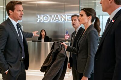 “GET ME A BLACK COFFEE AND HANG UP MY COAT, SWEETHEART,” THE NEW VP SNAPPED AT ME IN THE LOBBY. “THE BOARD MEETING IS FOR EXECUTIVES ONLY.” I NODDED AND LEFT. 10 MINUTES LATER, I WALKED ON STAGE TO GIVE THE KEYNOTE SPEECH. “WELCOME TO MY COMPANY,” I SAID. HE DROPPED HIS CUP AND WENT PALE