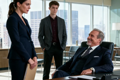 YOUR DIPLOMA ISN’T ESSENTIAL, SWEETHEART. MY SON’S TAKING OVER” HE SNEERED. THE NEXT MORNING, THE CHAIRMAN OF THE BOARD WALKED IN. “WHERE IS SHE?” HE ASKED. MY BOSS BEAMED, “I REPLACED HER WITH MY SON” THE CHAIRMAN JUST STARED AT HIM, HIS FACE BLANK, BEFORE WHISPERING, “MY GOD… WHAT HAVE YOU DONE?!