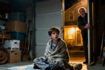 MY 14-YEAR-OLD DISABLED GRANDSON WAS SLEEPING IN THE COLD GARAGE. MY DAUGHTER-IN-LAW GAVE HER TWO CHILDREN THEIR OWN BEDROOMS AND TURNED THE FOURTH INTO A “CRAFT ROOM.” WHEN I ARRIVED AT 9PM AND FOUND HIM THERE, HE ASKED, “AM I BAD, GRANDPA?” WITHIN ONE WEEK, HER LIFE FELL APART… – TRUE STORY