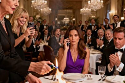 “My mother-in-law burned my plane tickets in front of everyone. ‘Wives don’t travel alone, she declared. My husband stayed silent. His sister recorded it, laughing. They expected tears. Instead, I pulled out my phone and made one call. Within 24 hours, their perfect family image collapsed.”