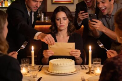 MY HUSBAND HANDED ME DIVORCE PAPERS AS A “BIRTHDAY GIFT,” LAUGHING WITH HIS FRIENDS LIKE IT WAS A JOKE. HIS HANDSOME, COUSIN LEANED IN AND WHISPERED: “SIGN THEM… THEN I’LL FINALLY GET MY CHANCE WITH YOU.” I SIGNED WITHOUT HESITATION. MY EX’S SHOCK WHEN HE SAW ME WITH HIS COUSIN… WAS THE REAL GIFT