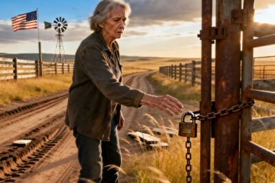 MY HUSBAND AND I ONCE HAD A RANCH, BUT WE MOVED TO THE CITY. I DIDN’T GO BACK FOR 30 YEARS, HE WENT THERE ALONE THREE TIMES A YEAR. AFTER HE PASSED AWAY, MY CHILDREN SAID: ‘SELL IT. IT’S WORTH NOTHING.’ I DECIDED TO VISIT BEFORE PUTTING IT UP FOR SALE. BUT WHEN I OPENED THE RUSTY GATE AND WALKED IN WHAT I FOUND LIVING THERE…