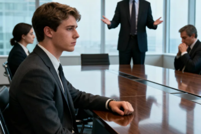 THE MANAGER TOLD EVERYONE I WAS BEING LET GO. I SAT QUIETLY DURING THE BIG INVESTOR MEETING… THEN THE NEW INVESTOR LOOKED DIRECTLY AT ME AND WHISPERED: “WAIT… YOU’RE…?” THE ENTIRE ROOM STOPPED. EVEN THE CEO COULDN’T SPEAK.