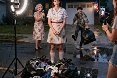 MY MOM LIVESTREAMED THROWING MY LIFE IN THE TRASH TO 3,000 PEOPLE, LAUGHING WHILE CALLING ME A PARASITE. SHE DIDN’T KNOW I FOUND A SECRET KEY IN THE GARBAGE THAT WOULD EXPOSE HER FRAUD, SEIZE THE HOUSE, AND FORCE THEM TO BEG FOR MY MERCY…